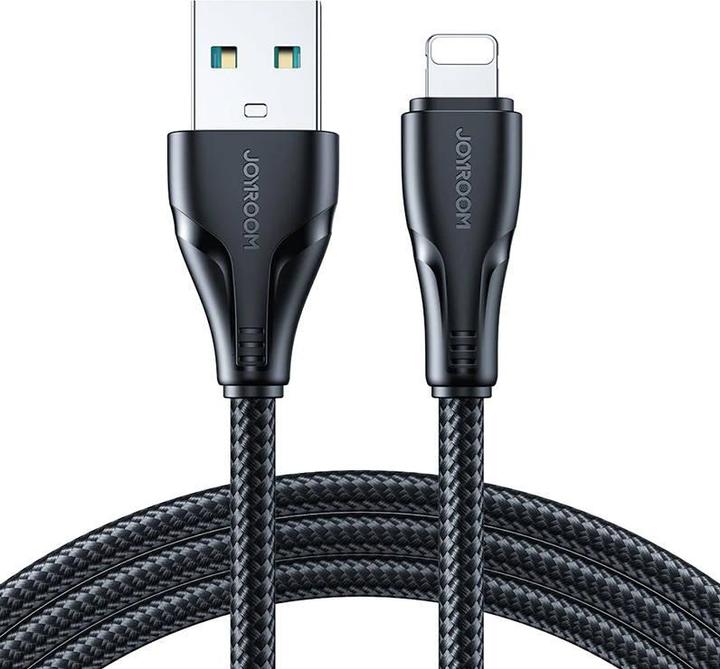 Immagine prodotto Joyroom S-UL012A11 Cavo dati per ricarica rapida da USB-A a Lightning serie Surpass da 2,4A, 3 m - nero (3 m, USB 3.0, 20 W)