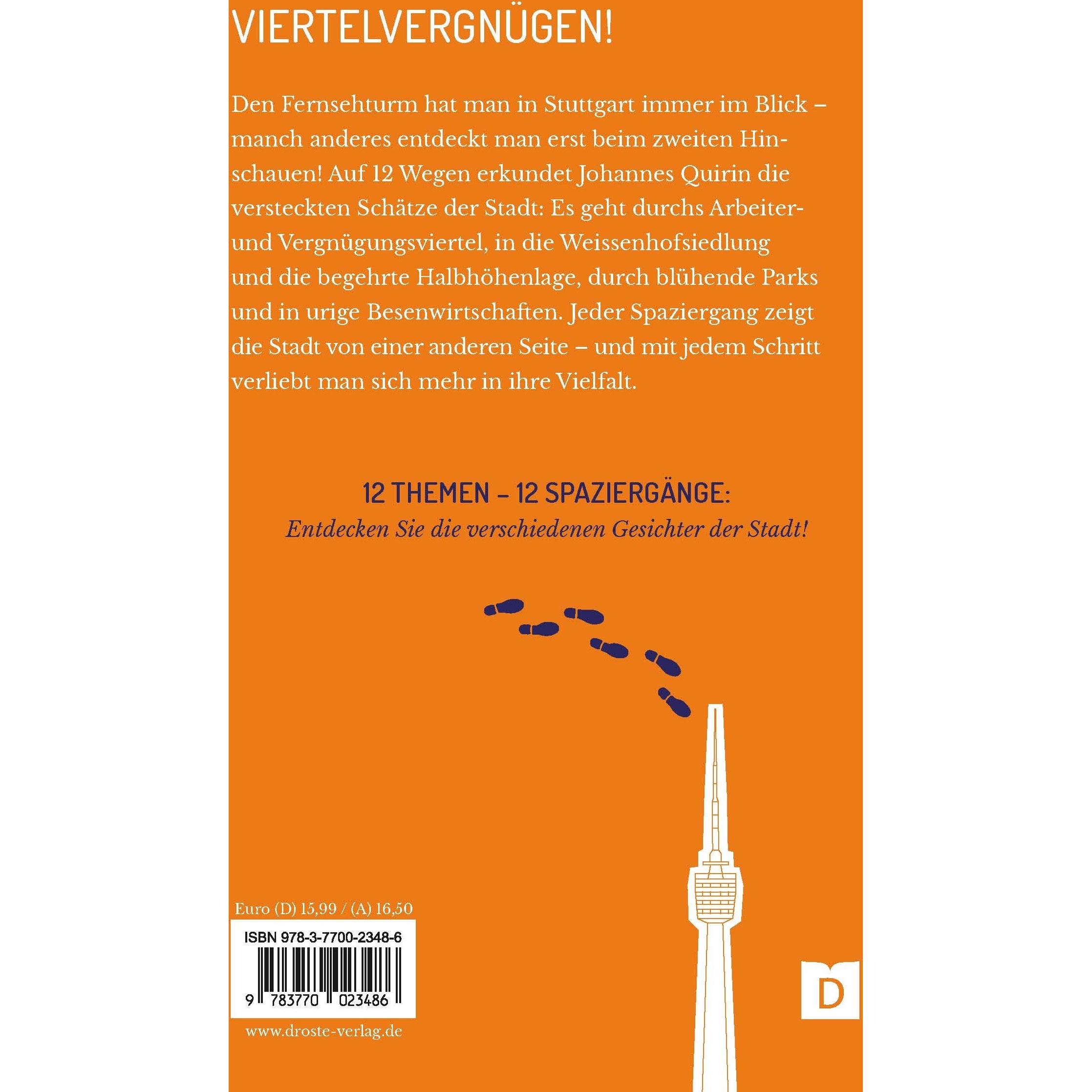 Thumbnail - Zu Fuss durch Stuttgart, Ratgeber von Johannes Quirin