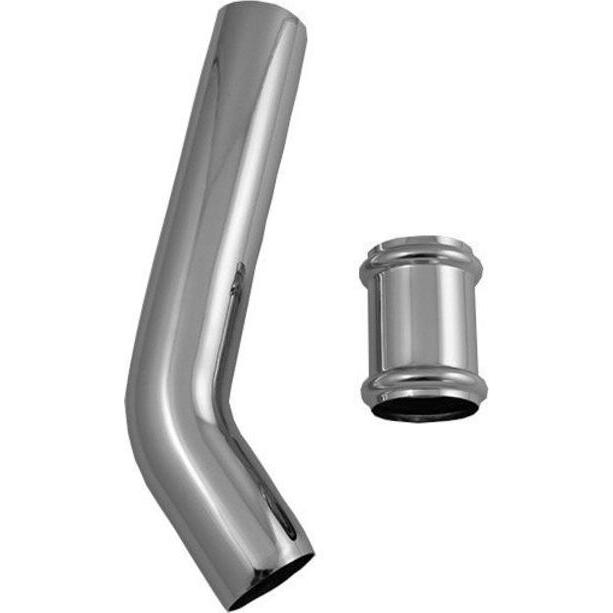 Duravit, Badarmatur, Ablaufbogen mit Doppelmuffe chrom