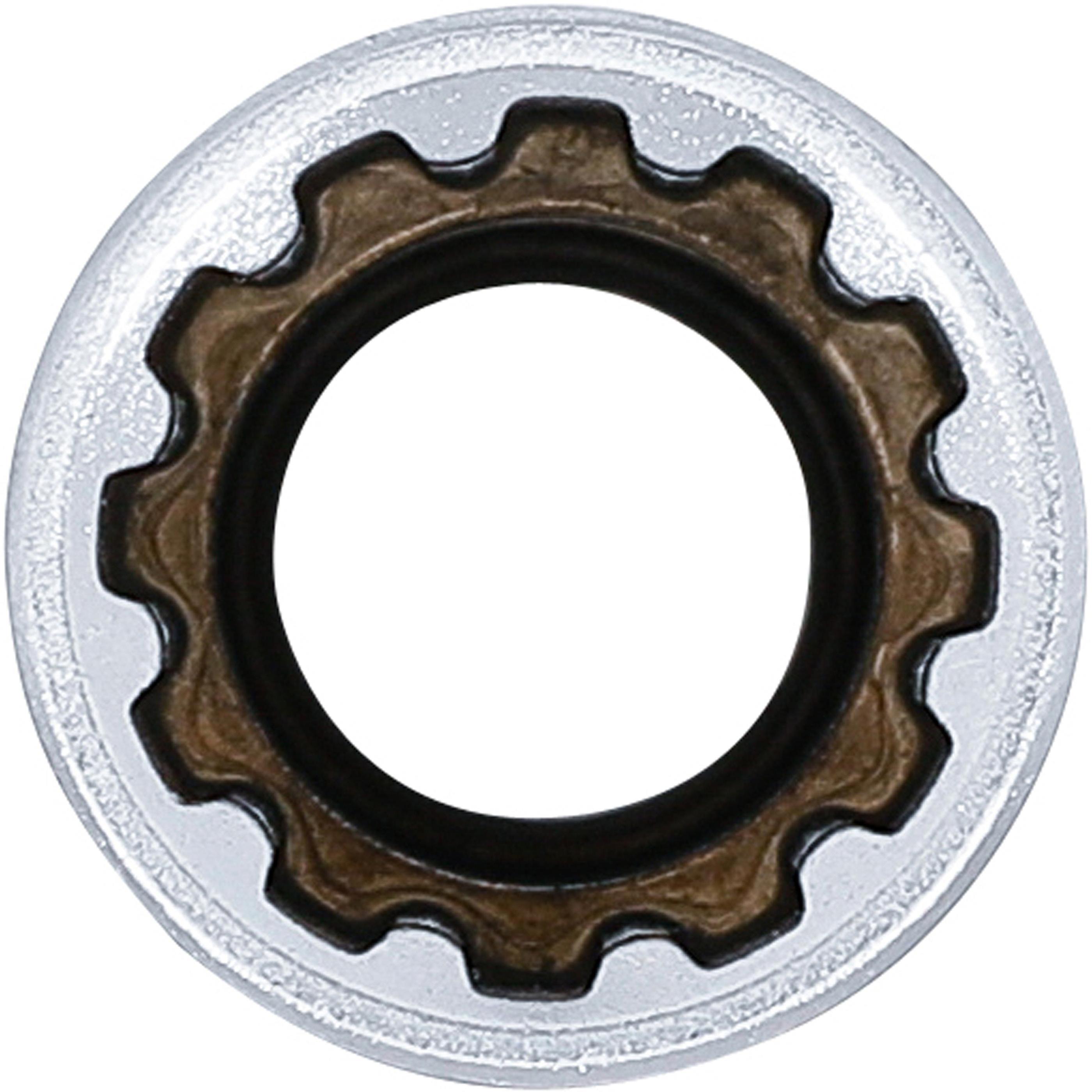 Thumbnail - BGS, Steckschlüssel + Stecknuss, Steckschlüssel-Einsatz Gear Lock, tief Antrieb Innenvierkant 12,5 mm (1/2") SW 15 mm (1...