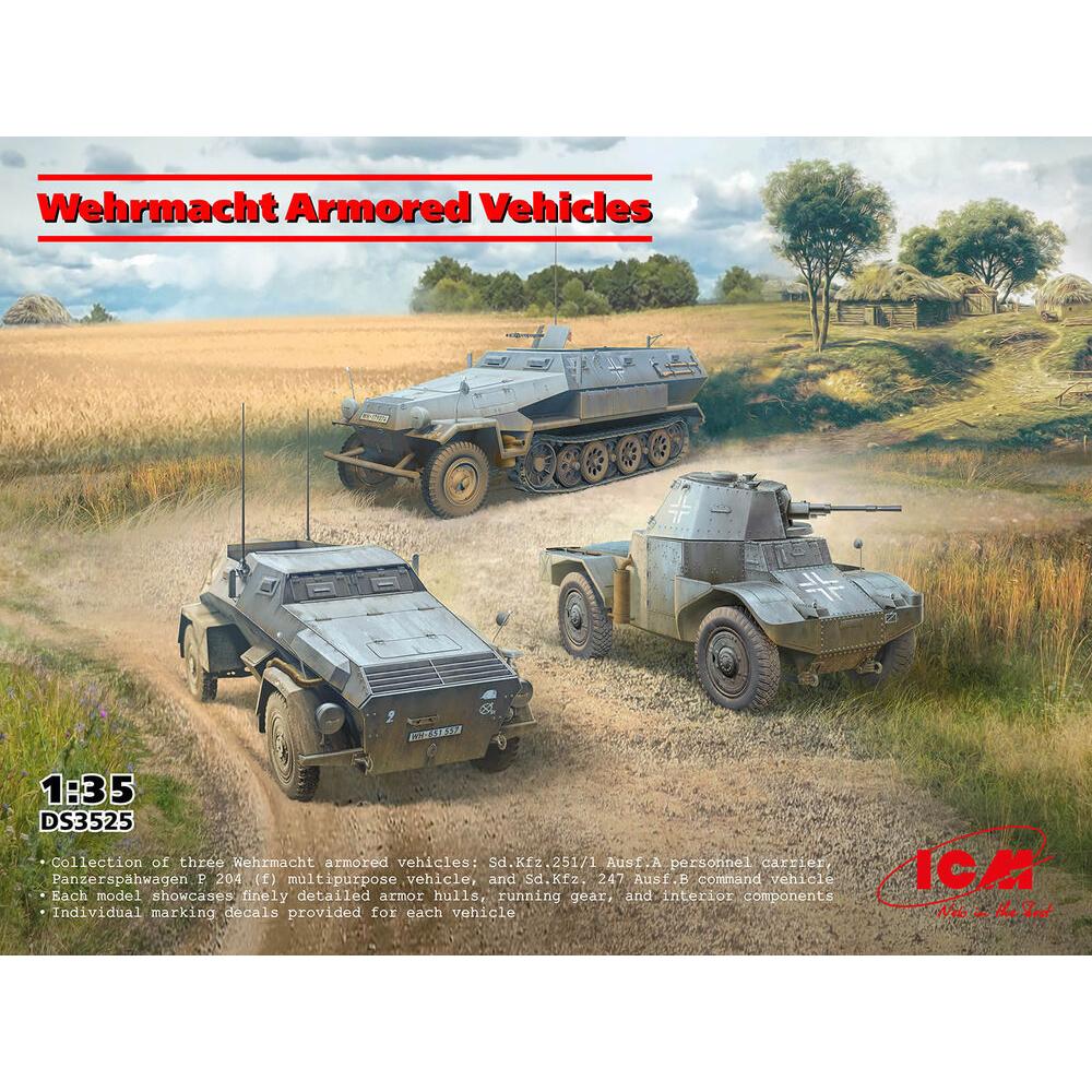 ICM Wehrmacht Armored Vehicles