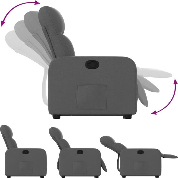 Image du produit vidaXL Relaxsessel mit Aufstehhilfe