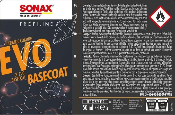 Produktbild Sonax Profiline CeramicCoating CC Evo (150 ml)