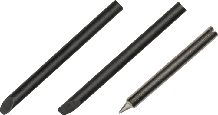 Produktbild Novus Zirkel Ersatzminendose, 2 Minen 25 mm (Zirkelmine, Graphit, 2 mm)