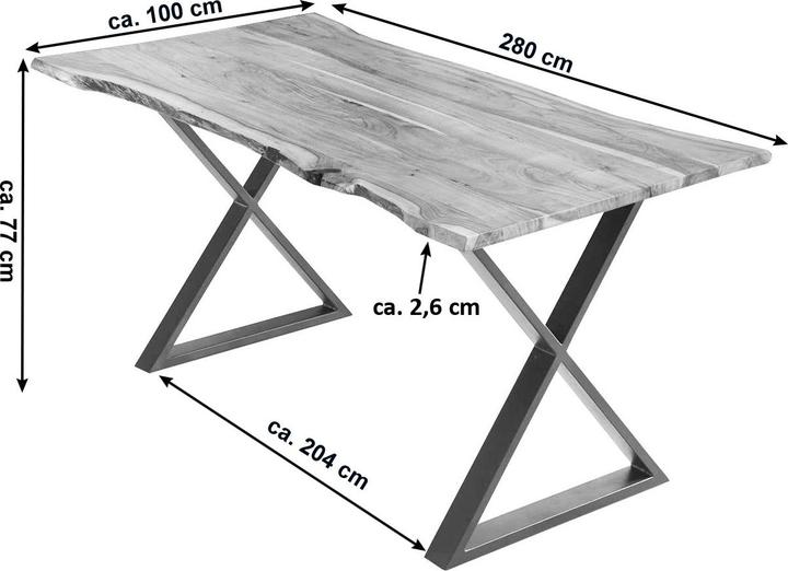 Actual product image SAM Kasimir (280 x 100 x 77 cm)