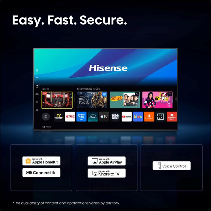 Produktbild Hisense TV 65E7S PRO 65" QLED 4K (65", QLED, 4K)