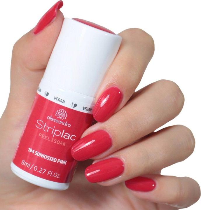 Produktbild Alessandro Striplac Peel or Soak off Sunkissed Pink (194 Sunkissed Pink, Farblack)