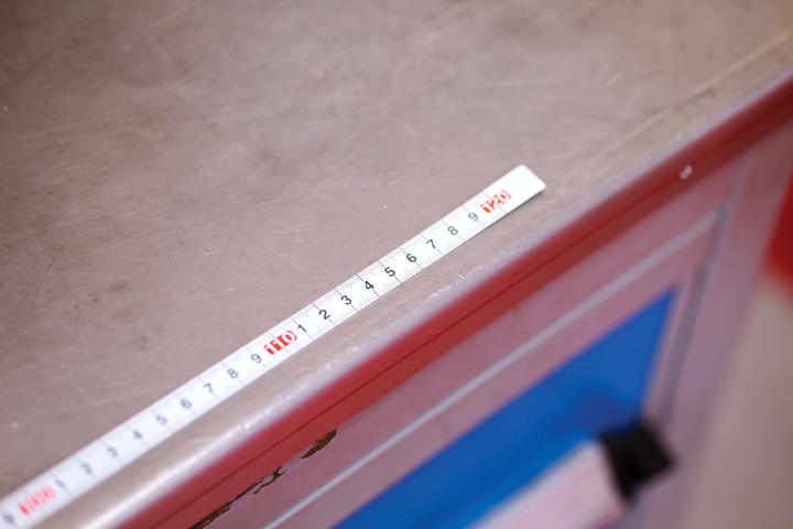 Actual product image RS PRO Measuring tape, L. 1.2m, 13 mm Open, Metric (1.20 m)