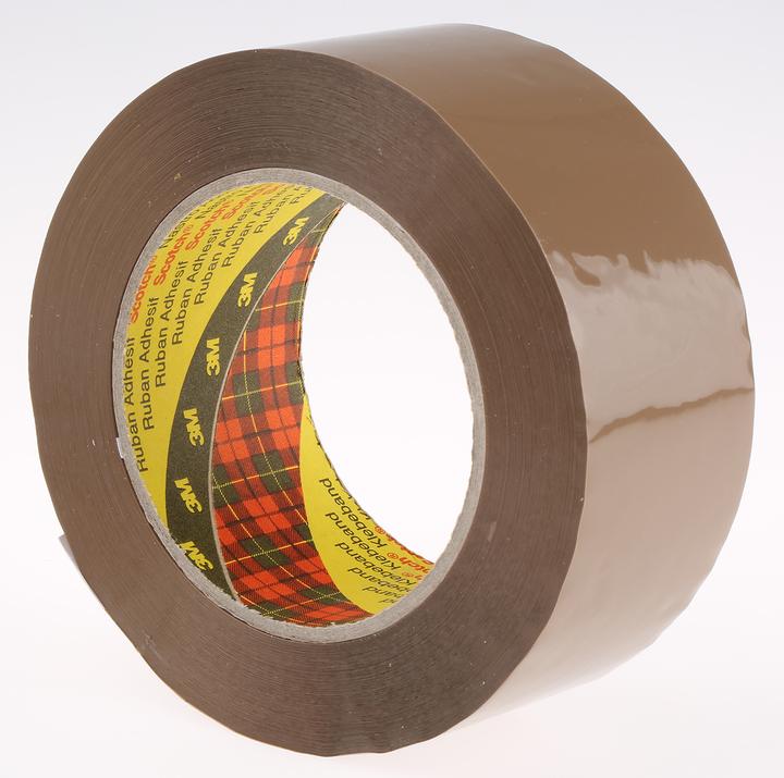 Image du produit 3M SCOTCH 313 ruban pour paquets, film BOPP brun, épaisseur 0.07mm, 50mm x 100m (50 mm)