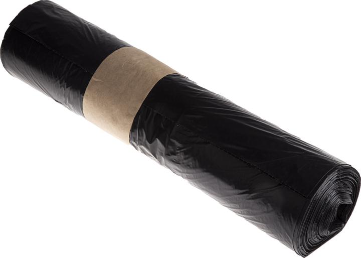 Actual product image RS PRO 50 pcs garbage bags, plastic, black, 80 90L (50 x, 90 l)