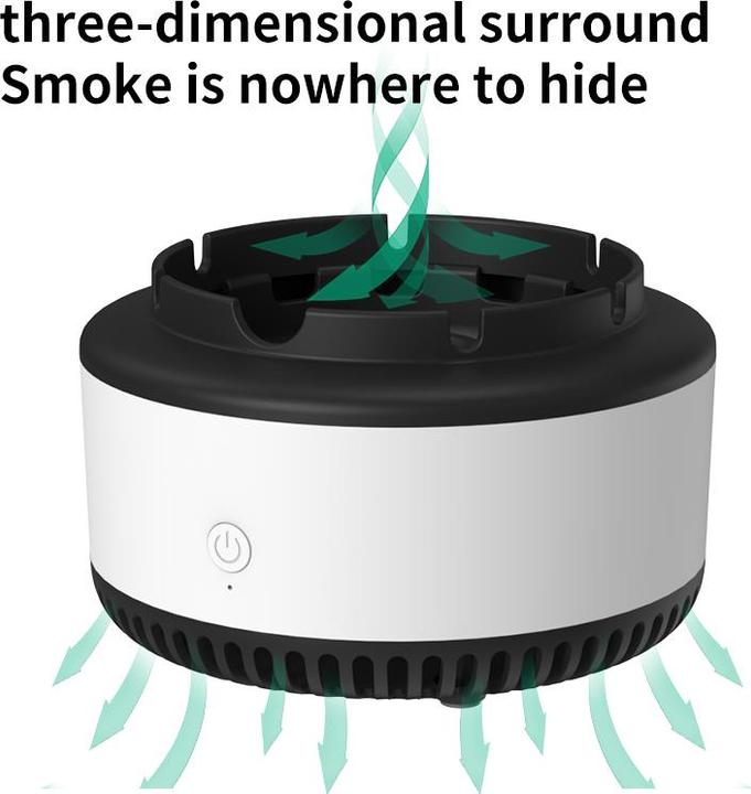 Image du produit PhoneLook Elektronischer 360 Grad Aschebächer mit Rauchabsorbierender clear air Technologie