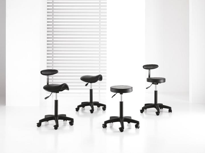 Actual product image XanitaliaPro Schneidestuhl Arbeitsstuhl Rollhocker