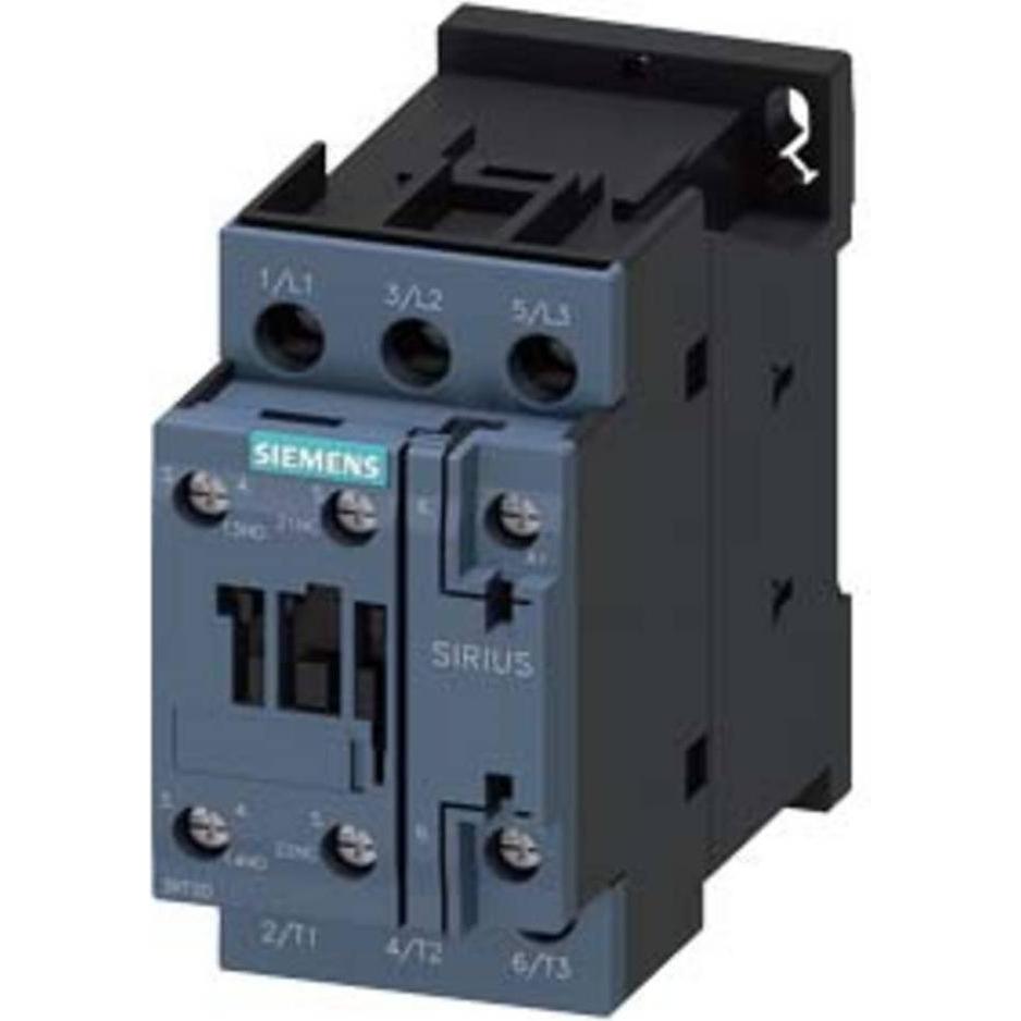 Siemens Contactor S0 25A 120Vac 1No/1Nc Screw, Relais