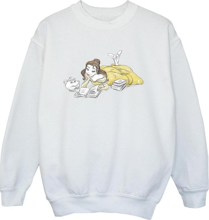 Produktbild Disney Beauty And The Beast Belle Reading Sweatshirt Jungen (116)
