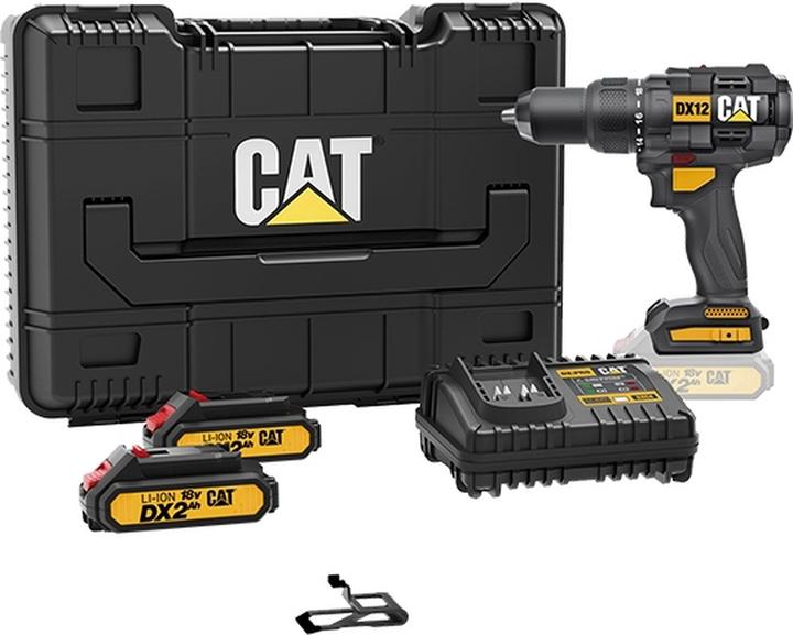 Actual product image Cat DX12 drill 2000 RPM Black (Rechargeable battery operated)