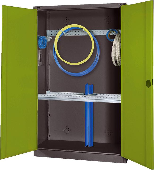 Actual product image C+P Modular sports equipment cabinet with basic equipment (HxWxD: 195x120x50 cm, with solid sheet metal