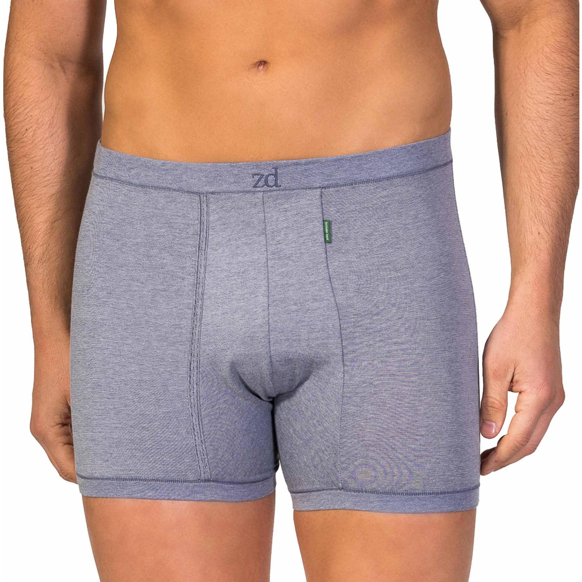 Thumbnail - Zd Zero Defects, Herren, Unterhosen, Boxershort Casual Bequem sitzend, Blau, (L, Einzelpack)