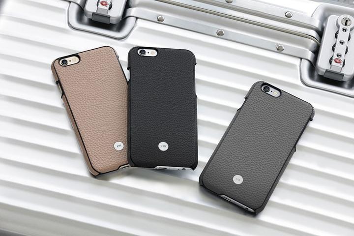 Image du produit Just Mobile Clip en cuir Quattro Back pour iPhone 6 Plus, iPhone 6s Plus, gris (Apple iPhone 6s Plus, Apple iPhone 6 Plus)