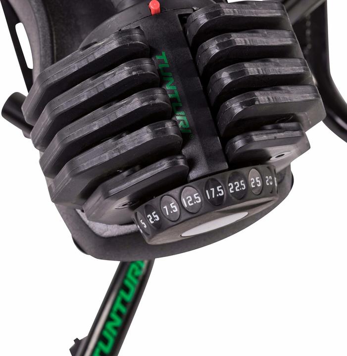 Actual product image Tunturi Selector Kurzhantel - verstellbare Kurzhanteln (1 x 2.5 kg - 25 kg)