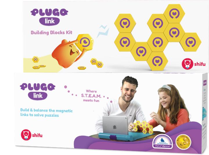 Actual product image PlayShifu Plugo Link Building Blocks Kit (German, Spanish, French, Japanese, Russian, English)