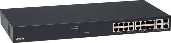 Actual product image Axis compatible T8516 POE+ NETWORK SWITCH (16 Ports)