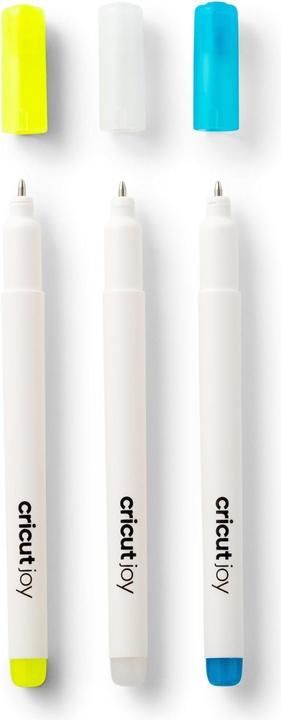 Productafbeelding Cricut Joy Opaque Gelpennen 3-pack 10 Wit Blauw Geel (P)