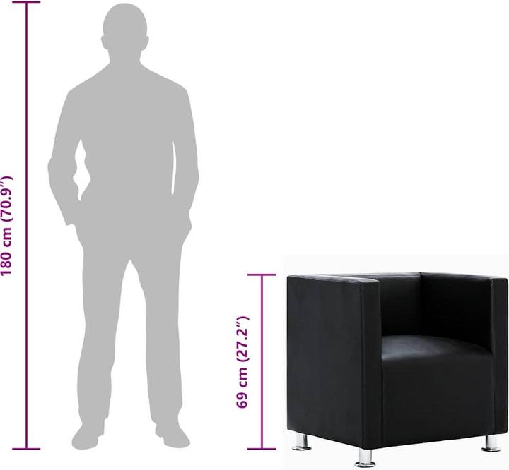 Actual product image vidaXL Sessel