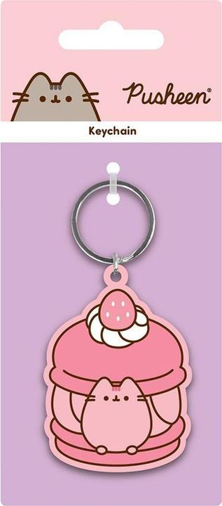Actual product image Pusheen Strawberry PVC Keyring