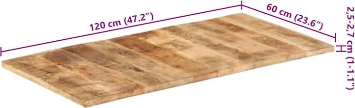 Actual product image VidaXL Tischplatte (120 x 60 cm)