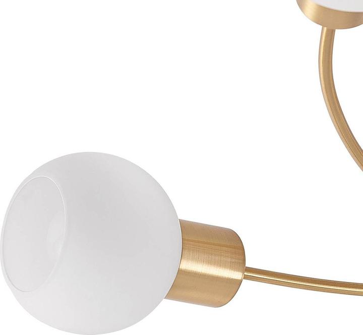 Actual product image Lindby LED ceiling light Ciala, 7fl, brass (3290 lm, E14)