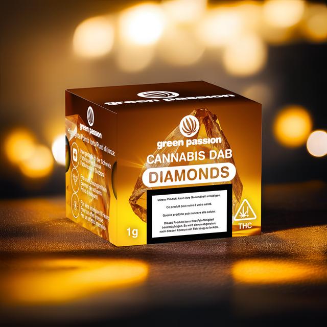 Immagine prodotto Green Passion Diamonds CBD Dab (1 g, Interno)