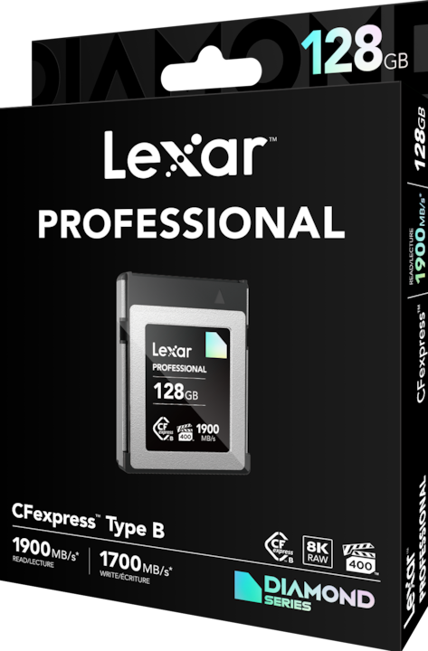 Actual product image Lexar Professional Diamond Series (128 GB, CFexpress type B)