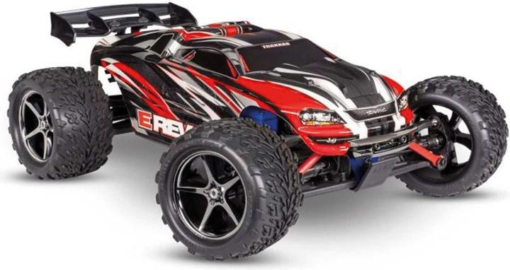 Immagine prodotto Traxxas M.TRUCK E-REVO 1:16 4WD EP RTR ROSSO con caricatore e batteria USB-C (RTR pronto all'uso)