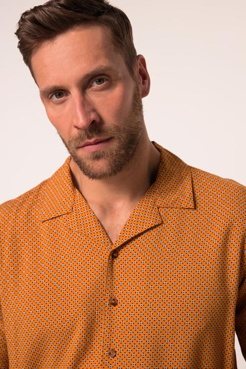 Immagine prodotto JP1880 Camicia con stampa allover, colletto alla cubana e mezze maniche, fino alla tg. 8XL (8XL)