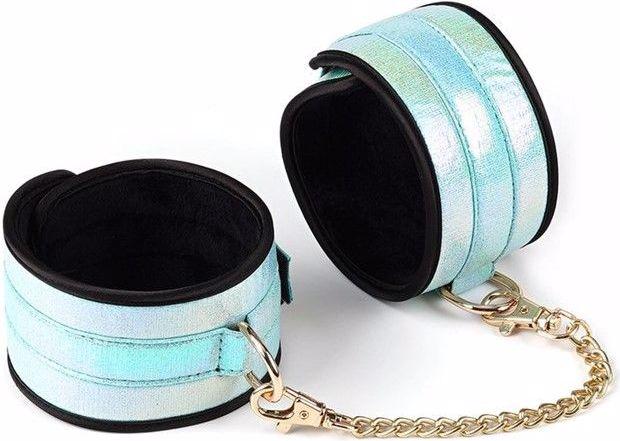 Actual product image Liebe Seele Bondage Set 8 Piece Vivid Sky Blue Glossy