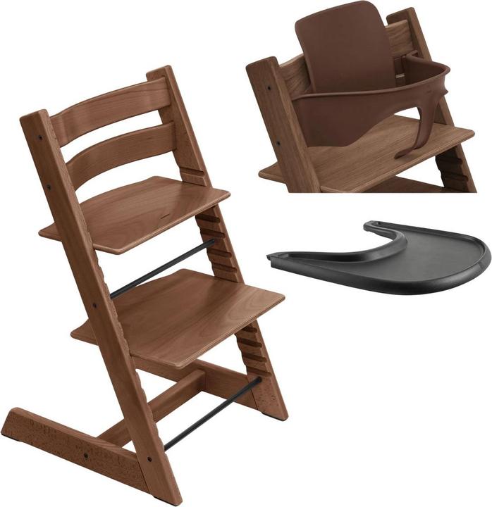 Stokke Tripp Trapp Hochstuhl inkl. Baby Set² und Tray (Stair high chair)