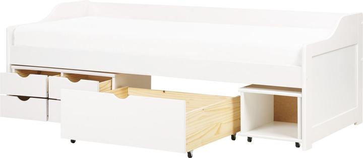 Light wood shade, White