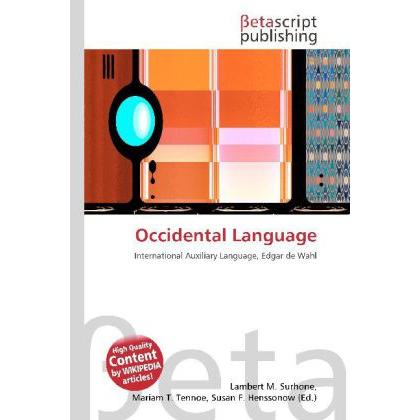 Thumbnail - Occidental Language, Fachbücher von Lambert M. Surhone, Miriam T. Timpledon, Susan F. Marseken