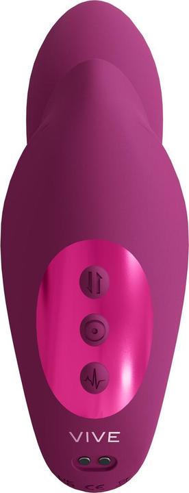 Actual product image Shots Yuki - Rechargeable Dual Motor - G-Spot Vibrator with Massaging Beads