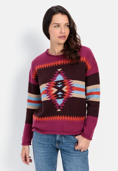 Produktbild Camel Active Strickpullover mit eingearbeiteten Mustern (S)