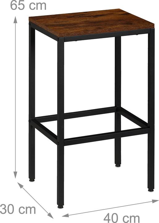 Produktbild Relaxdays 3-tlg. Bartisch-Set (120 x 50 x 90 cm)