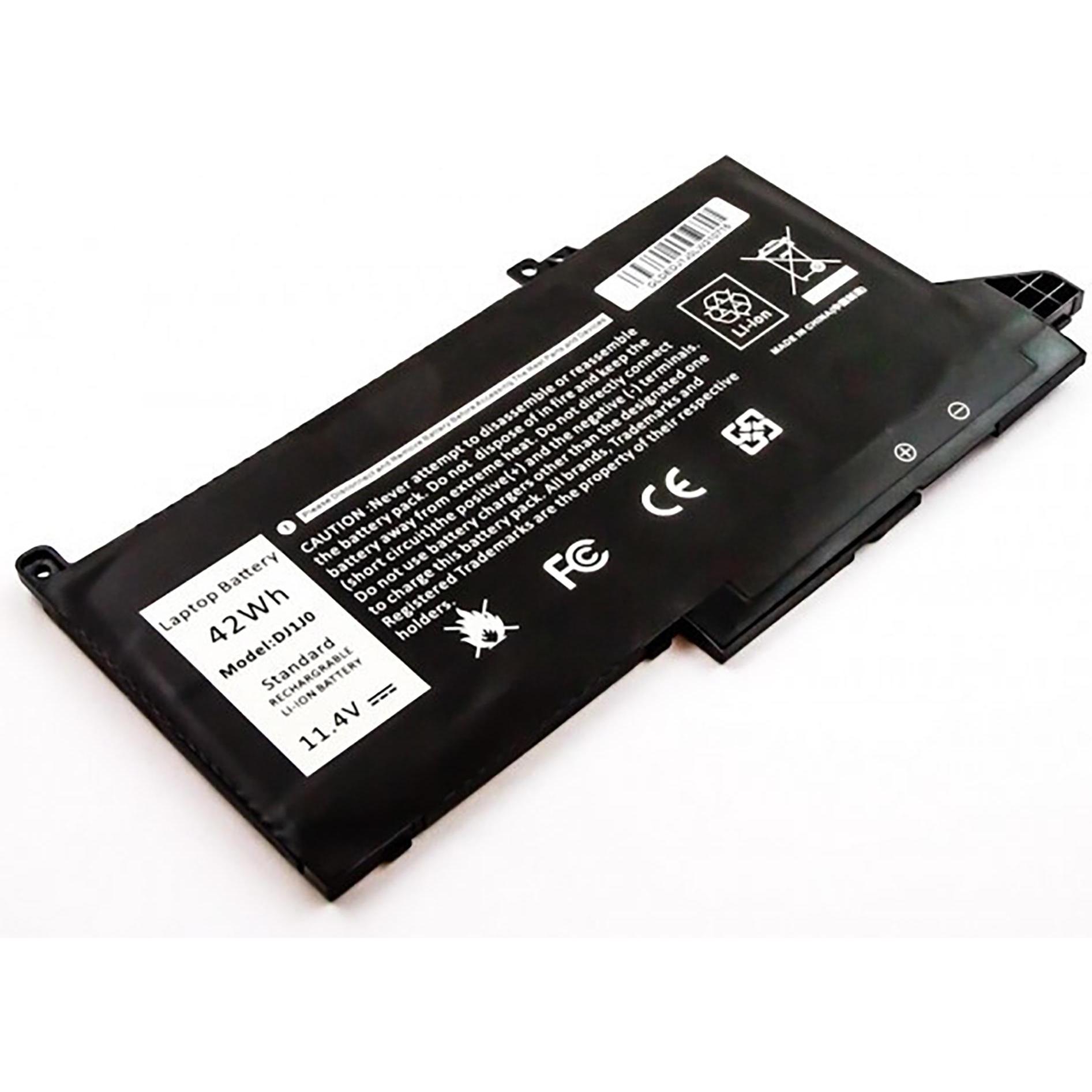 AGI Akku kompatibel mit Dell 9W9MX (1 Zellen, 3650 mAh), Notebook Akku, Schwarz