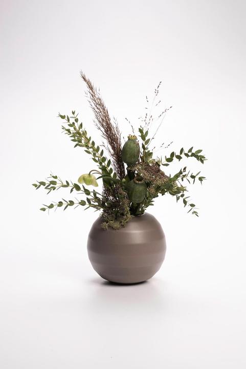 Produktbild Markslöjd Vase Omfamna 14 cm, Dunkelgrau (1x)