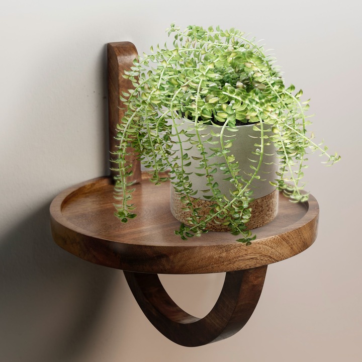 Image du produit FineBuy Étagère murale (Ø 30 x 33 cm)