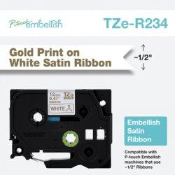Produktbild Brother TZe-RN34 (1.20 cm, Blau, Gold)