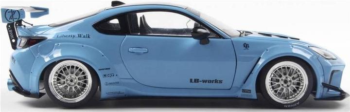 Actual product image Solido 1:18 Toyota GR86 LBWK BODY KIT blau