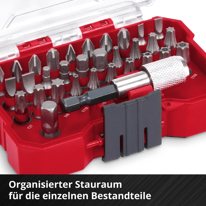 Actual product image Einhell 118693 Bit set 32 pieces (25mm)