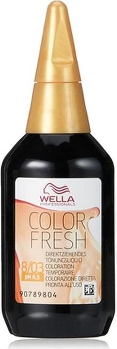 Actual product image Wella Color Fresh Acid (8/03 light blonde natural-gold)