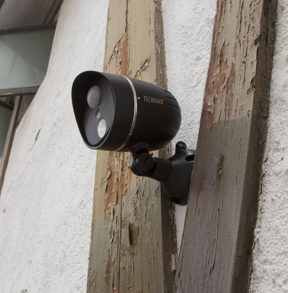 Produktbild Technaxx Überwachungskamera HD Aussenkamera mit LED Lampe TX 106 (1280 x 720 Pixels)