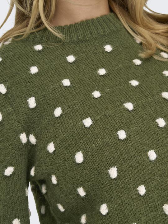 Produktbild JdY Normal geschnitten Hoch geschlossen Lange Bündchen Puffärmel Pullover Strickpullover (XL)